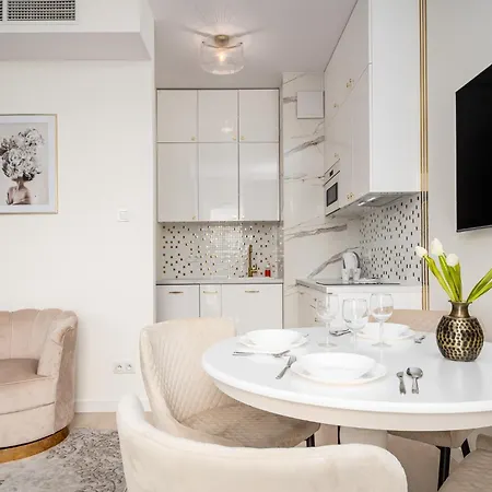 公寓 Kasprzaka 29 Panorama Tower 21 Th Floor By Perfect 2118 华沙